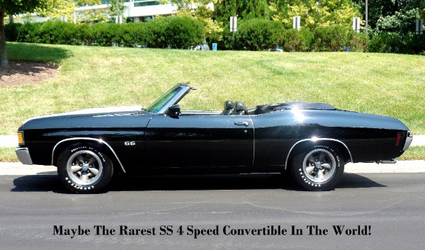 1972 Chevrolet Chevelle SS Convertible  SOLD!!