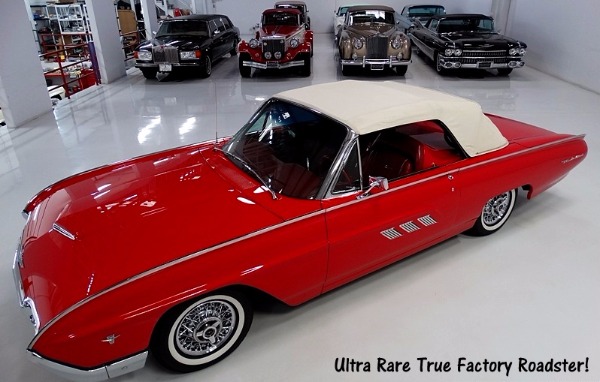 1963 Ford Thunderbird  Documented!  SOLD!! Factory Sports Roadster - SOLD