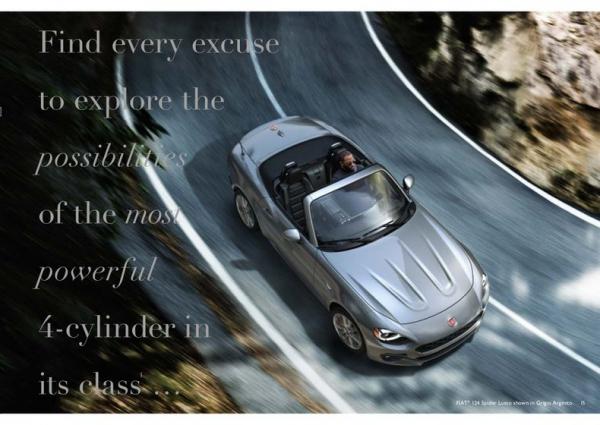 2017 Fiat 124 Spider Lusso 6 speed 