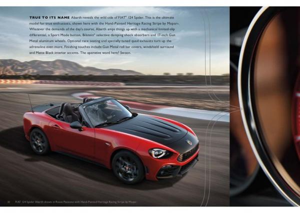 2017 Fiat 124 Spider Lusso 6 speed 