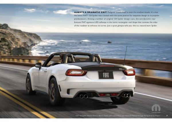 2017 Fiat 124 Spider Lusso 6 speed 