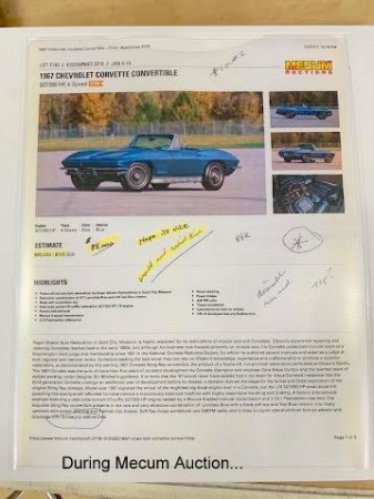 1967 Chevrolet Corvette - SOLD!! Convertible