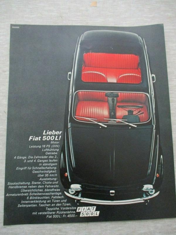 1969 Fiat 500 Abarth 