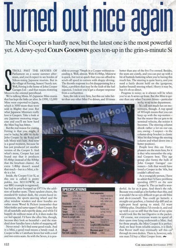 1995 Rover Mini 