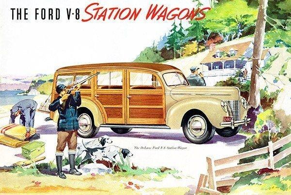 1940 Ford Deluxe Woody wagon 