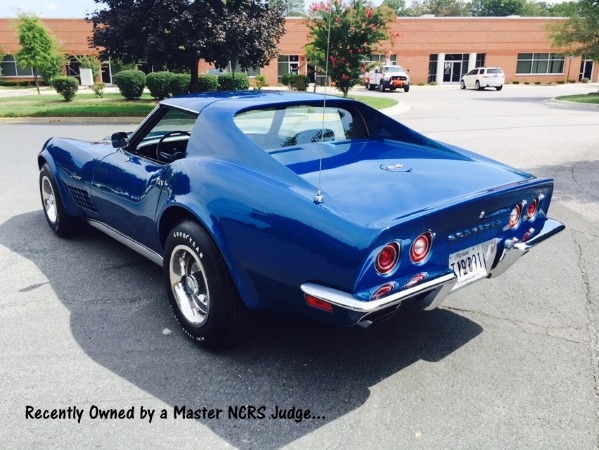 1971 Chevrolet Corvette  LS6  Factory High Performance LS6 454 Stingray