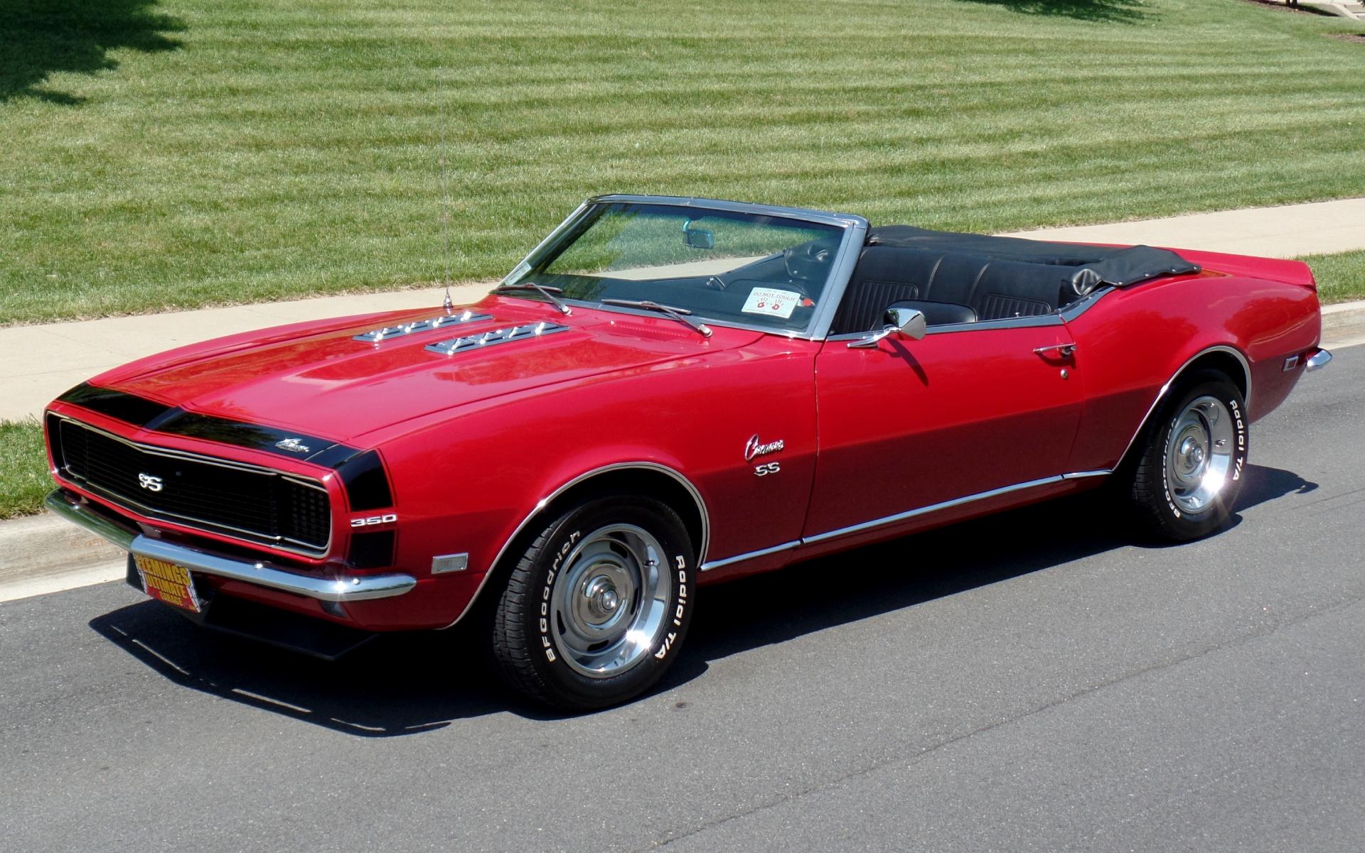 1968 Chevrolet Camaro Ss Convertible Chevrolet Cars