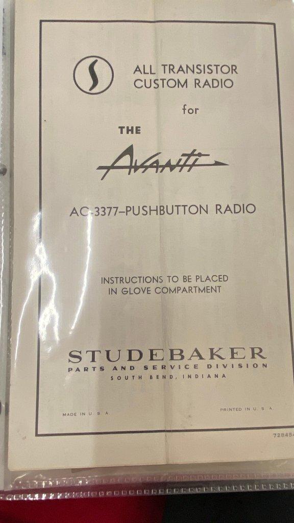 1963 Studebaker Avanti 