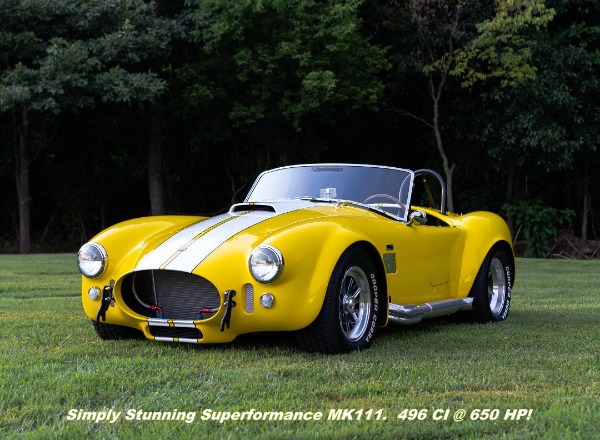 1965 Superformance / Shelby Cobra MK 111 - SOLD!! Shelby Licensed Reproduction Cobra