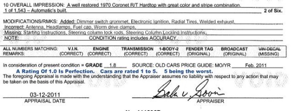 1970 Dodge Coronet R/T - SOLD!! Buckets - SOLD!!