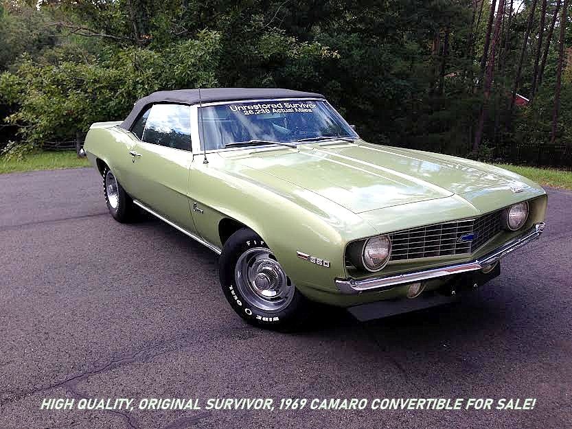 1969 Chevrolet Camaro Survivor Convertible