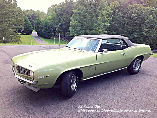 1969 Chevrolet Camaro Survivor Convertible