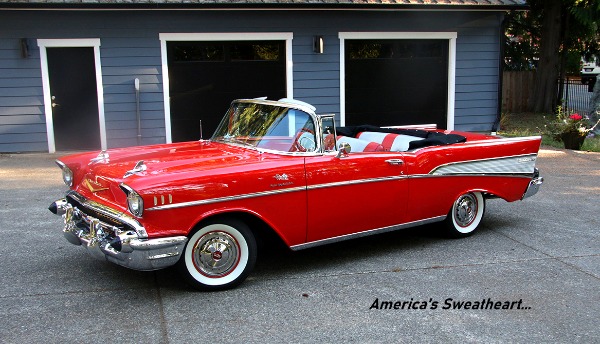 1957 Chevrolet Bel Air Convertible SOLD!!! HIGH HORSE FUELIE