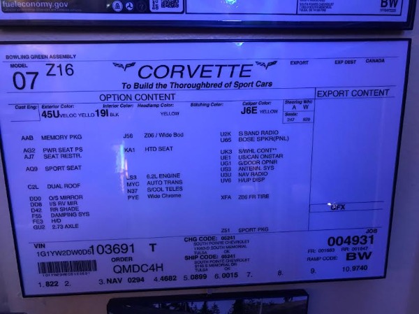 2013 Chevrolet Corvette 3LT PRICE DROP! Z16 Grand Sport