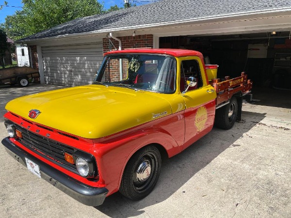 1963 FORD F100 Custom Shell Delivery, Frame Off Build