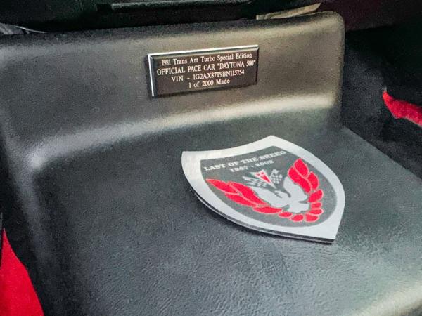1981 Pontiac Trans Am Daytona Pace Car 