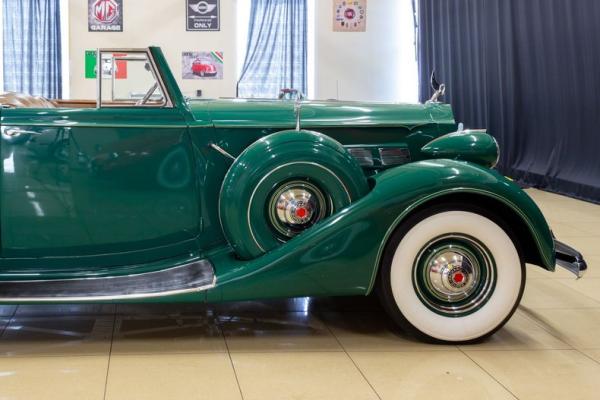 1937 Packard Super Eight Convertible Sedan 