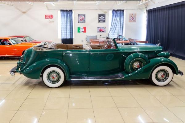 1937 Packard Super Eight Convertible Sedan 