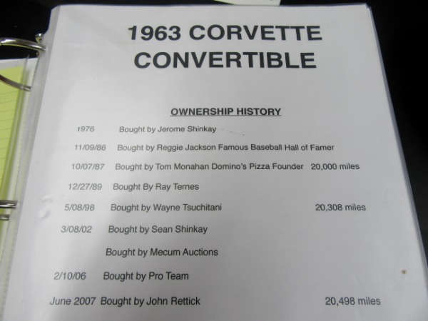 1963 Chevrolet Corvette  SOLD!!! Famous Fuelie  SOLD!