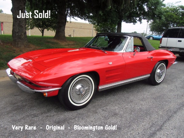 1964 Chevrolet Corvette Bloomington Gold Winner