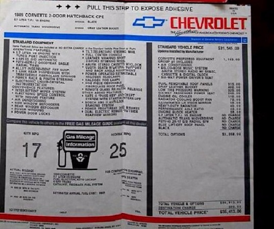 1989 Chevrolet Corvette Collector Quality