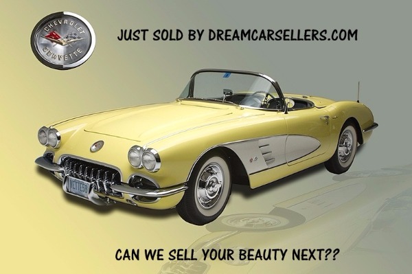 1958 Chevrolet Corvette  SOLD!!! SOLD!