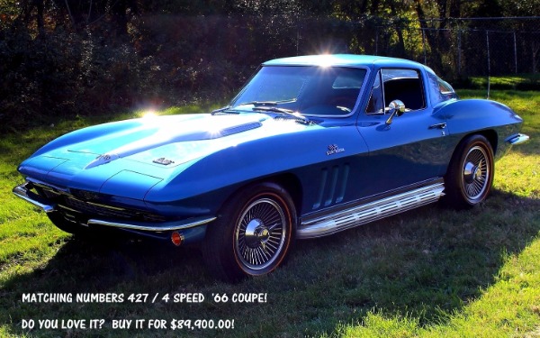 1966 Chevrolet Corvette - SOLD!! Sting Ray Coupe