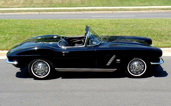 1962 Corvette FUELIE - TOP FLIGHT Triple Black For Sale