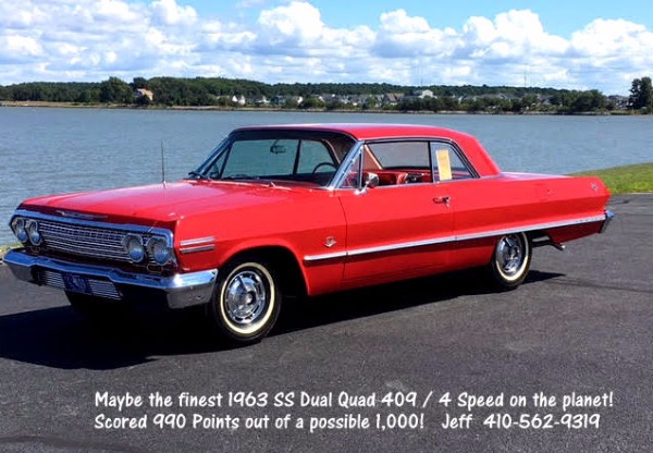 1963 Chevrolet Impala SS 409 Dual Quad # Matching Magazine Car For Sale