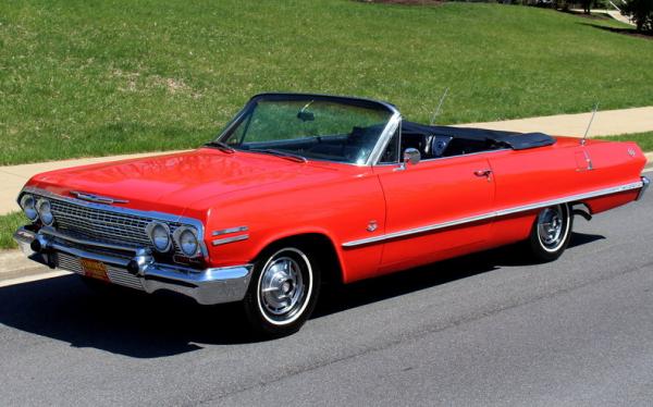 1963 Chevrolet Impala SS409 425 Convertible 815