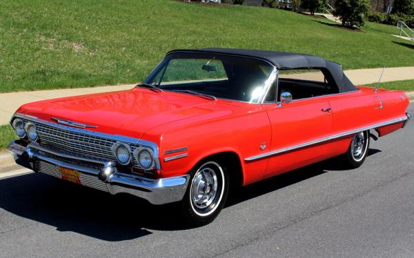 1963 Chevrolet Impala SS409 425 Convertible 815