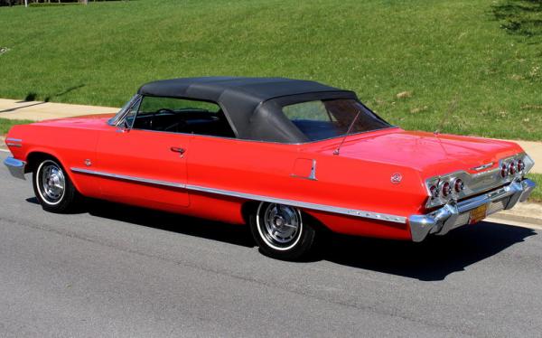 1963 Chevrolet Impala SS409 425 Convertible 815