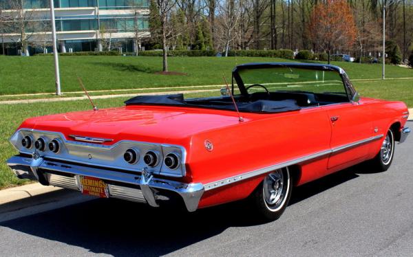 1963 Chevrolet Impala SS409 425 Convertible 815