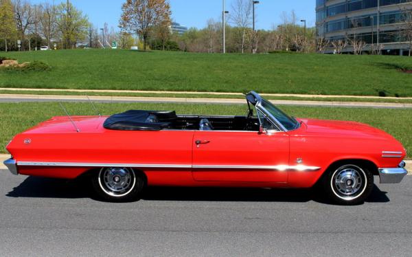 1963 Chevrolet Impala SS409 425 Convertible 815