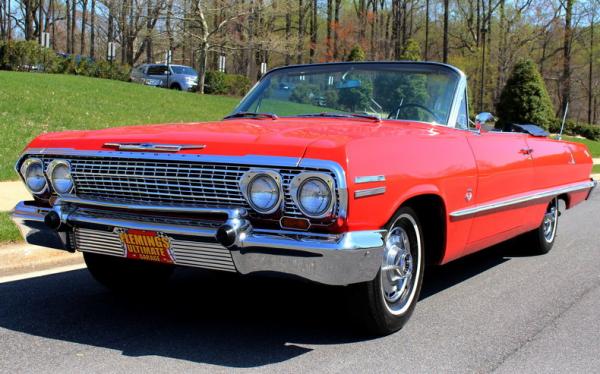 1963 Chevrolet Impala SS409 425 Convertible 815