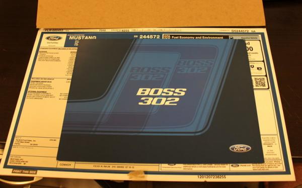 2013 Ford Mustang Boss 302 Laguna Seca 