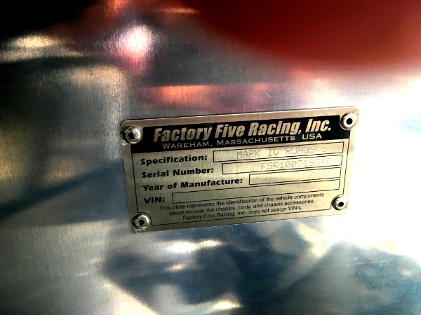 2010 Ford Factory Five - SOLD!! Cobra Garage Find!